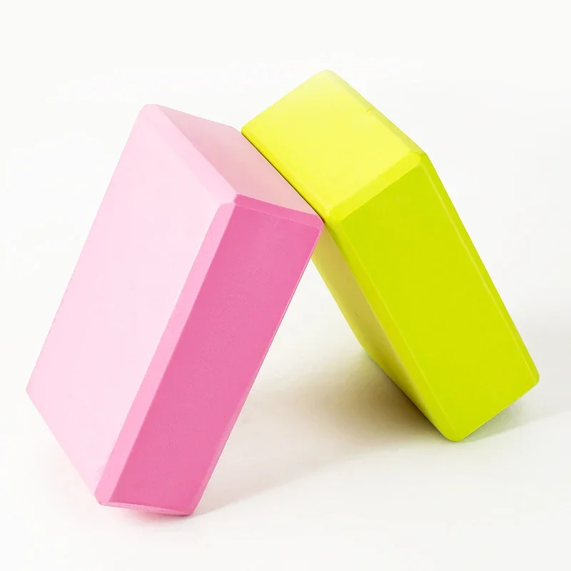 Pilates Yoga Block Exercises - 2 パック EVA フォームヨガブロック小道具レンガジムピラティスコラムバックエクササイズボディービルフィットネススポーツトレーニング機器家庭用