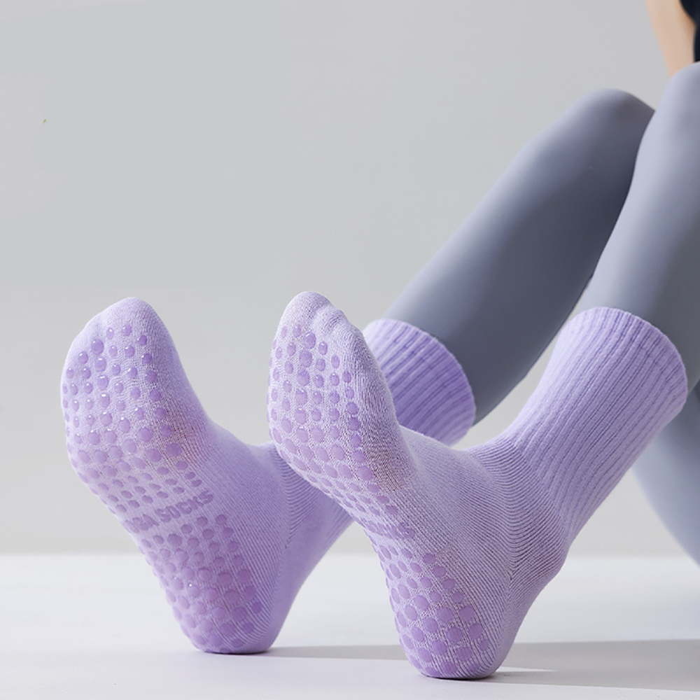 Pilates & Yoga With Harna - 高品質レディースヨガソックス カラフルトレンドスポーツソックス プロ仕様 通気性 滑り止め ピラティス