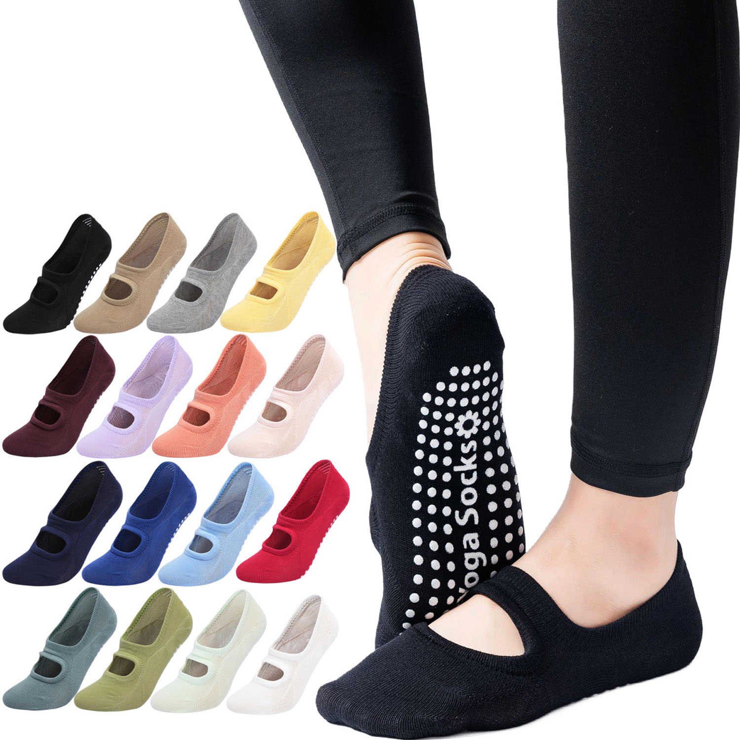 Pilates Yoga Gym - 高品質の女性ヨガソックス滑り止め通気性バックレスピラティスソックス足首レディースバレエダンススポーツソックスフィットネスジム用