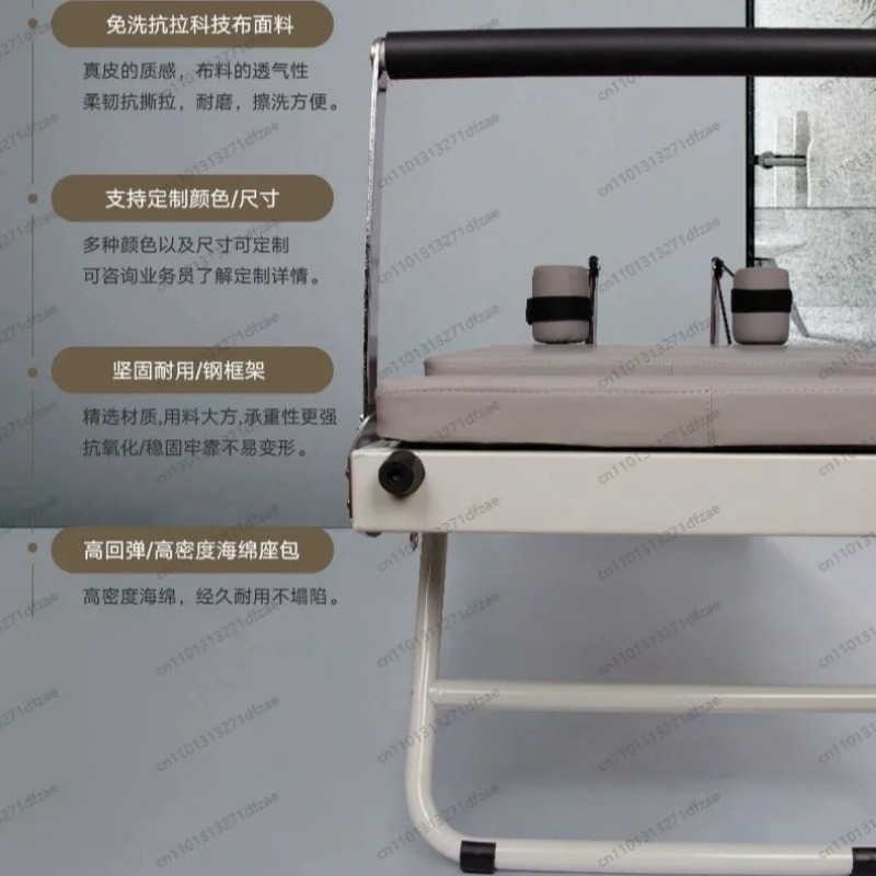 Pilates Yoga Weight Loss - スチールABS素材のピラティス マシン、家庭用減量トレーニング用大型折りたたみ式コアヨガベッド