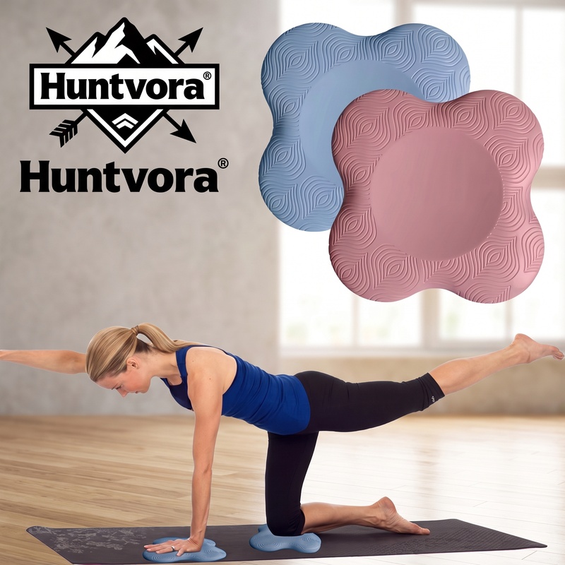 Pilates Yoga Joint - ヨガ膝パッドクッション厚い関節保護マットピラティス瞑想フロアエクササイズ用ポータブル肘手首サポート痛み緩和