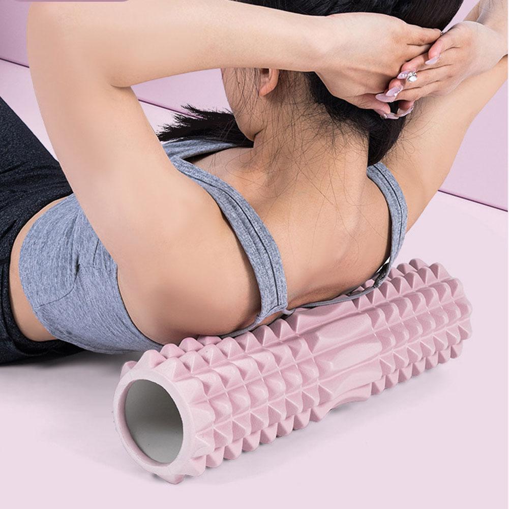 Pilates Yoga Block Exercises - ヨガフォームローラー筋肉マッサージブロックピラティスツールヨガコラムフィットネスフォームローラーセットジムヨガブリックエクササイズ機器 ﻿