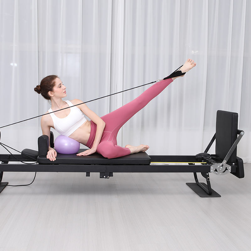 Pilates Yoga Weight Loss - 大型折りたたみ式ピラティス・リフォーマー器具 コアヨガベッド ホームフィットネス 減量 232cm リフォーマー・ピラティス・マシン