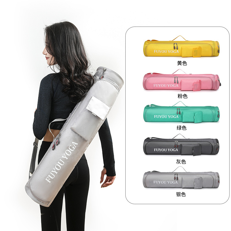 Pilates Yoga Gym - 大容量ヨガマットバッグ軽量防水クロスボディジムバッグファッションマルチポケットショルダーキャリアーバッグピラティスフィットネス用