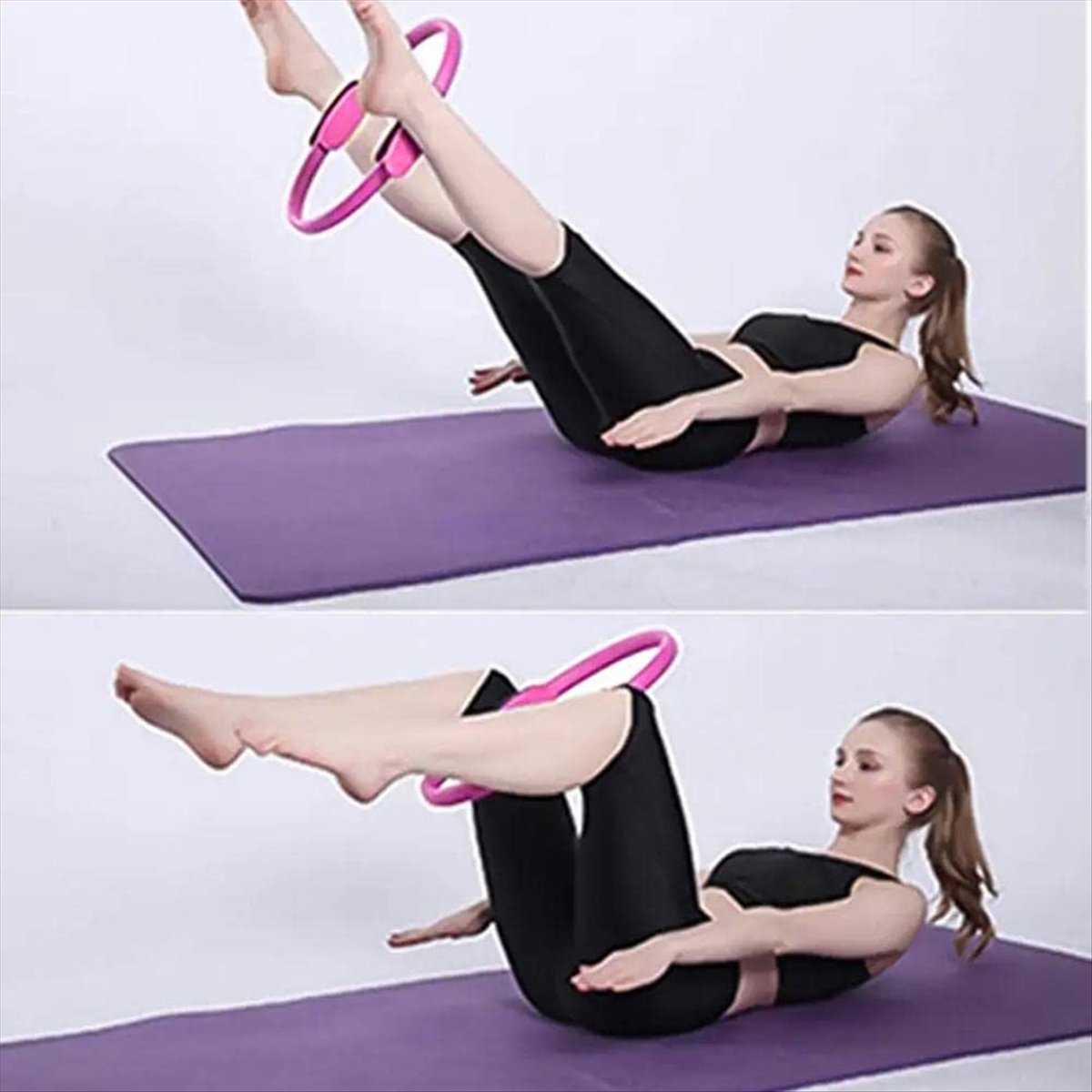 Pilates Yoga Weight Loss - T34C ピラティス サークル インナーとアウターの太ももを引き締めるヨガ ピラティス リング
