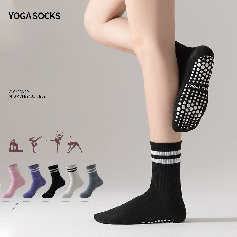 Pilates & Yoga With Harna - Dreamlikelin 1 ペア レディース ミッドカーフ ヨガ