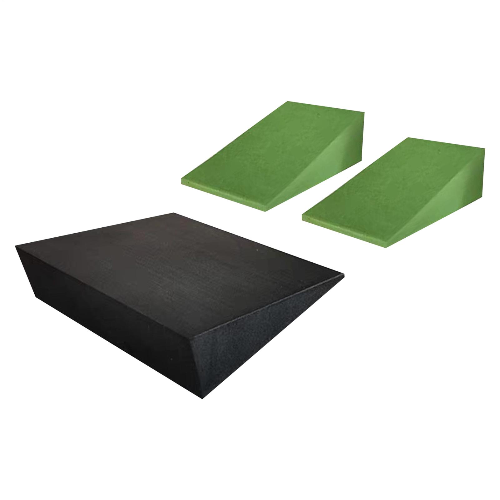 Pilates Yoga Block Exercises - 3 個ヨガウェッジブロック EVA フォームヨガウェッジストレッチスラントボードエクササイズヨガブロックピラティスウェッジスクワットフィットネスアクセサリー