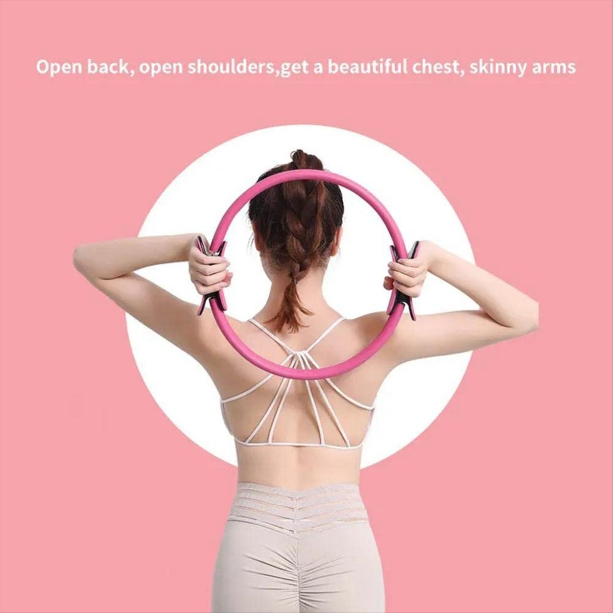 Pilates Yoga Weight Loss - ABPF ピラティス サークル インナー＆アウター太ももを引き締めるヨガ ピラティス リング