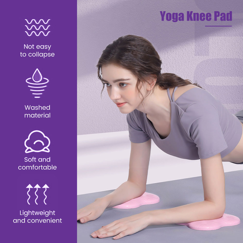 携帯用ヨガ膝肘関節保護パッド フィットネスエクササイズ 厚手 - Pilates Yoga Joint のレビューと価格