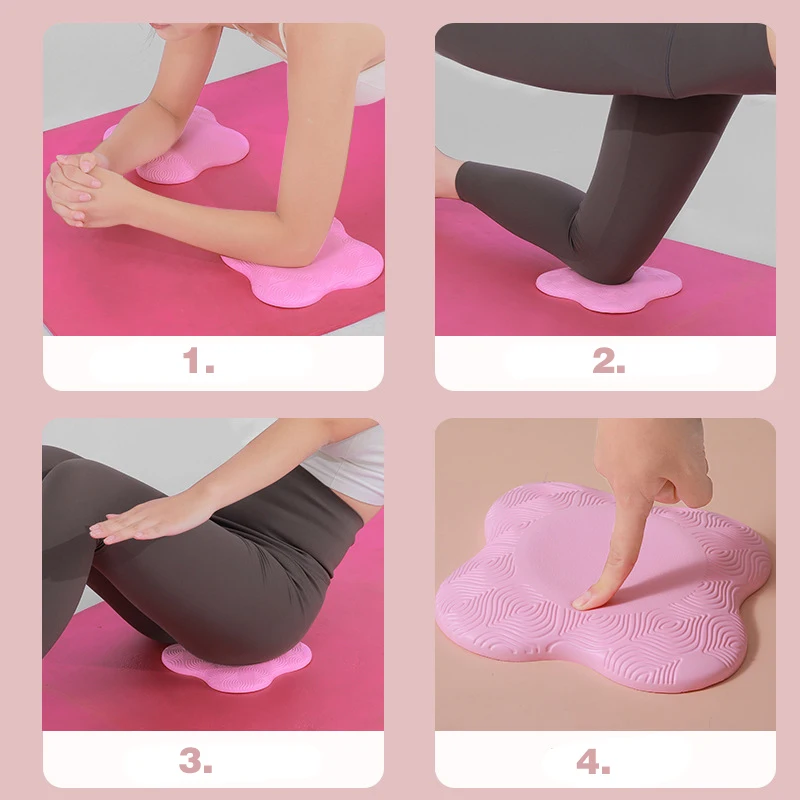 1pc ヨガ膝肘関節保護パッドポータブルジムフィットネスエク - Pilates Yoga Joint のレビューと価格