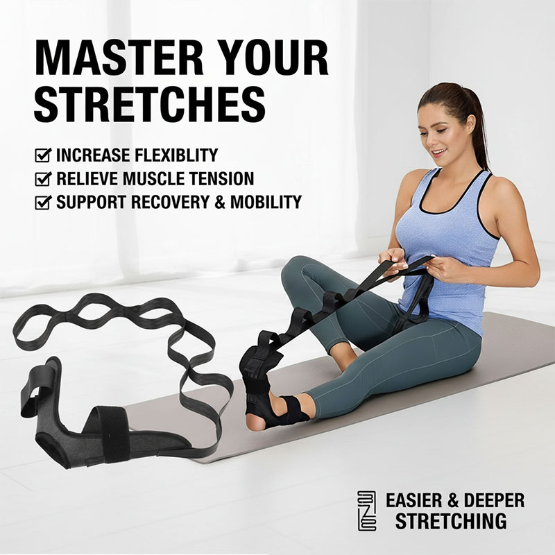 ヨガレッグストレッチバンド セグメント式ストレッチバンド ピ - Pilates Yoga Joint のレビューと価格