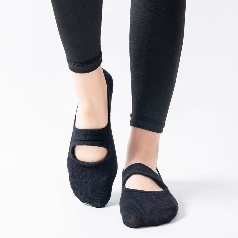 高品質の女性ヨガソックス滑り止め通気性バックレスピラティスソ - Pilates Yoga Gym のレビューと価格