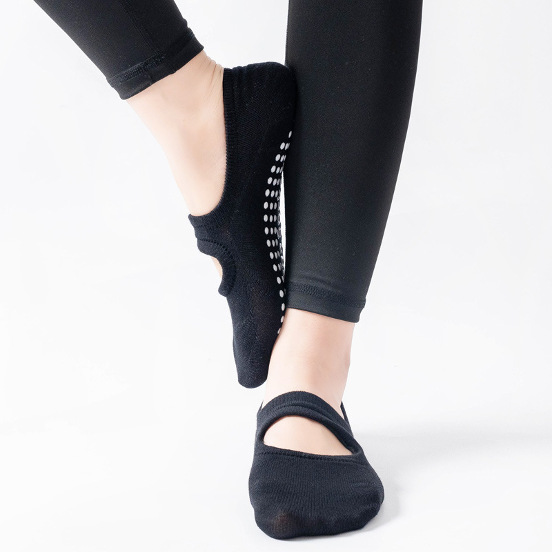 高品質の女性ヨガソックス滑り止め通気性バックレスピラティスソ - Pilates Yoga Gym のレビューと価格