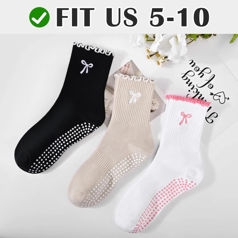 プロフェッショナルヨガソックス、コットンストラップシリコン滑 - Pilates & Yoga With Harna のレビューと価格