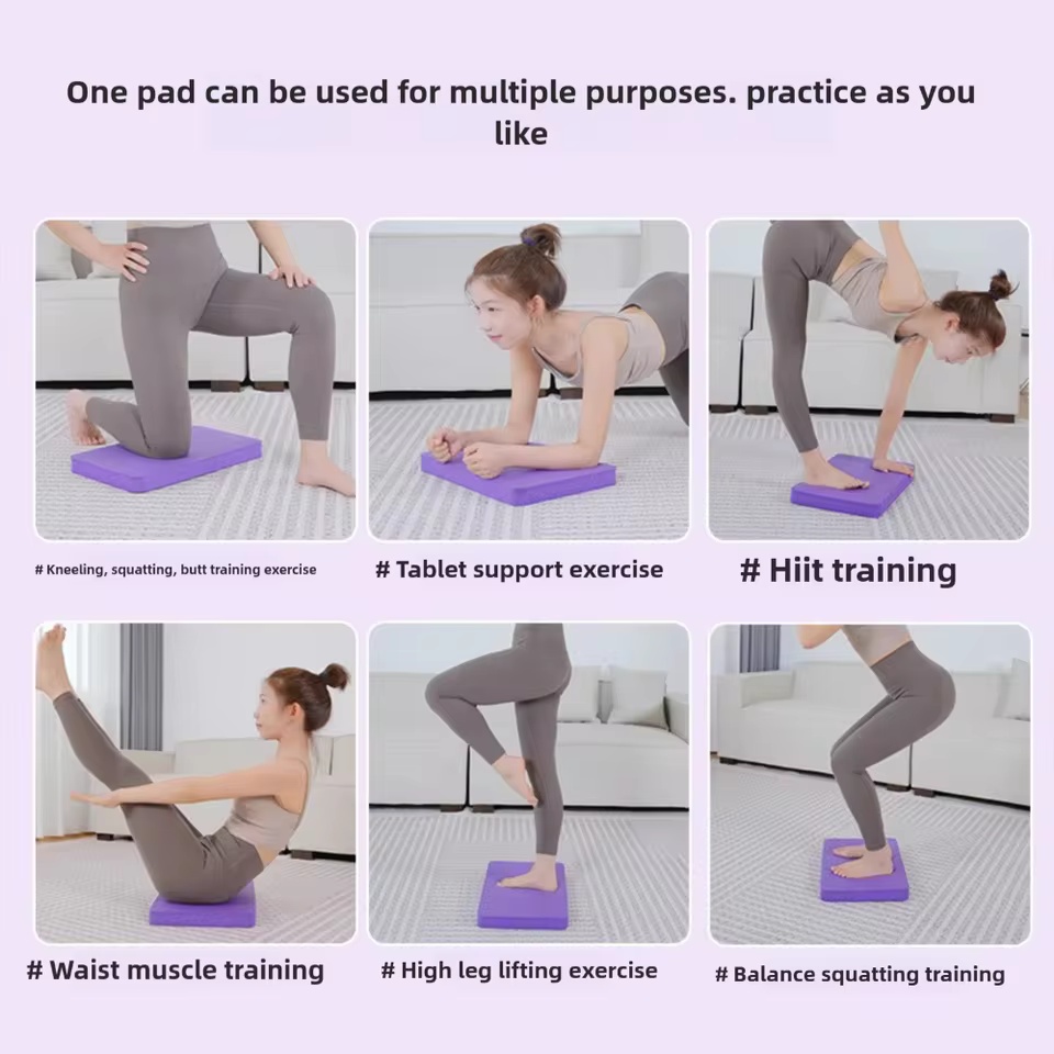 1個入りノンスリップフォームバランスパッド、ヨガ・ピラティス - Pilates Yoga Joint のレビューと価格