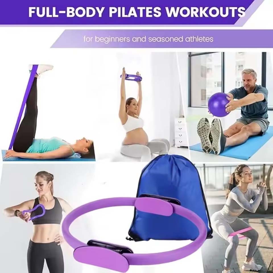 13 ピース/セットヨガサークルジムセットピラティスボールセ - Pilates Yoga Weight Loss のレビューと価格
