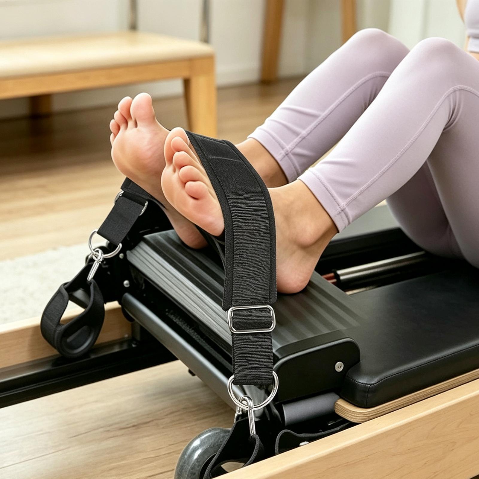 ピラティスフットストラップ厚みのある調節可能な滑り止め高耐久 - Pilates Yoga Gym のレビューと価格