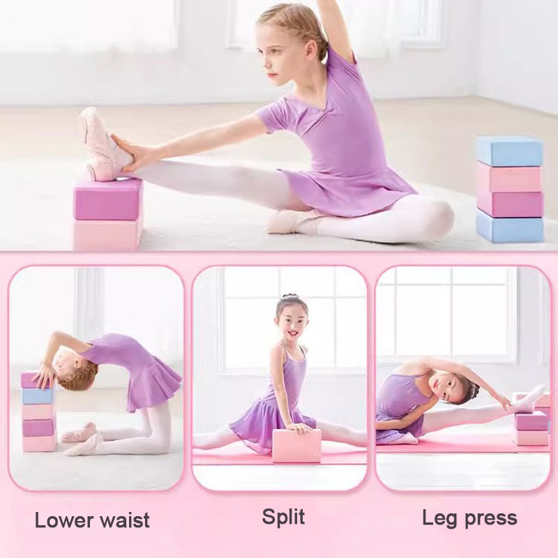 1PC ヨガビルディングブロックキューブ補強マットスポーツピ - Pilates Yoga Block Exercises のレビューと価格