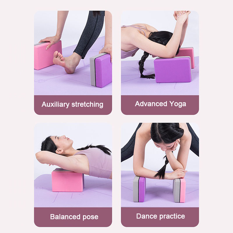 1PC ヨガビルディングブロックキューブ補強マットスポーツピ - Pilates Yoga Block Exercises のレビューと価格