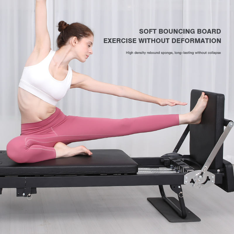 大型折りたたみ式耐久性のあるポータブルピラティスリフォーマー - Pilates Yoga Weight Loss のレビューと価格
