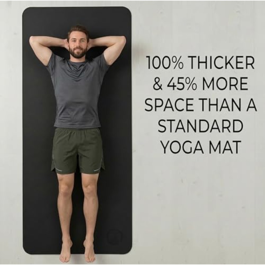 ホームワークアウト用ヨガマット、極厚10mm TPE、ブラッ - Pilates Yoga Joint のレビューと価格